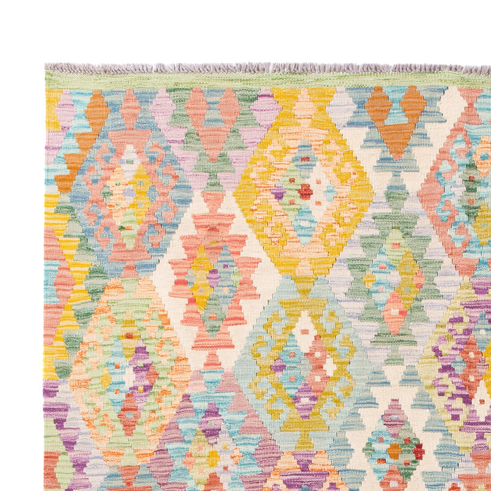 Kelim Rug - Splash - 248 x 173 cm - colorful