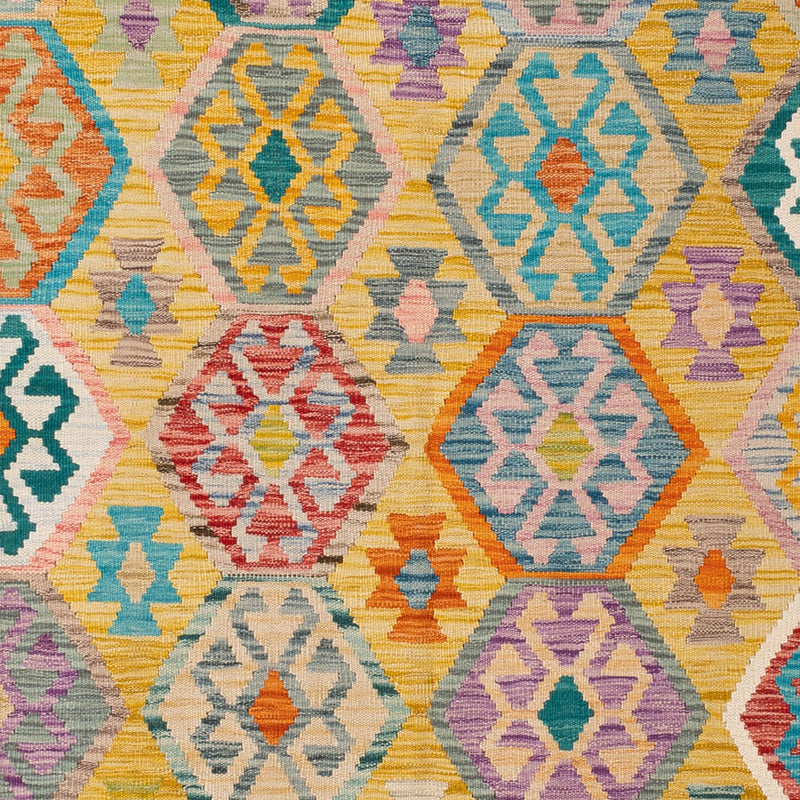 Kelim Rug - Splash - 255 x 178 cm - colorful