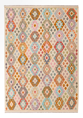 Kelim Rug - Splash - 249 x 179 cm - colorful