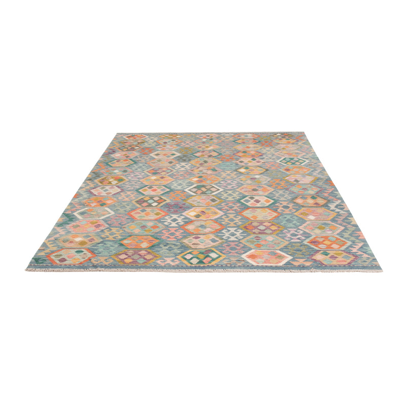 Kelim Rug - Splash - 242 x 175 cm - colorful
