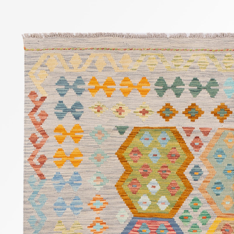 Kelim Rug - Splash - 255 x 181 cm - colorful