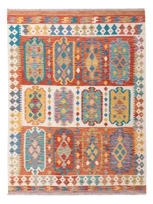 Kelim Rug - Splash - 200 x 154 cm - colorful