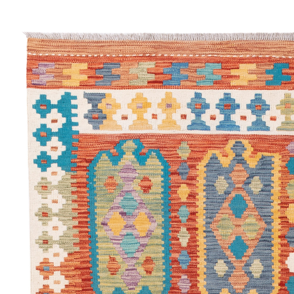 Kelim Rug - Splash - 200 x 154 cm - colorful