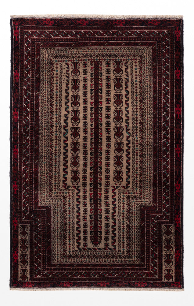 Belutsch Rug - 156 x 93 cm - cream
