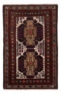 Belutsch Rug - 134 x 84 cm - multicolored