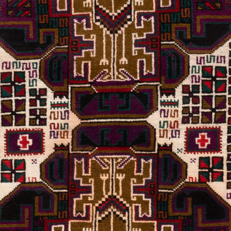 Belutsch Rug - 134 x 84 cm - multicolored