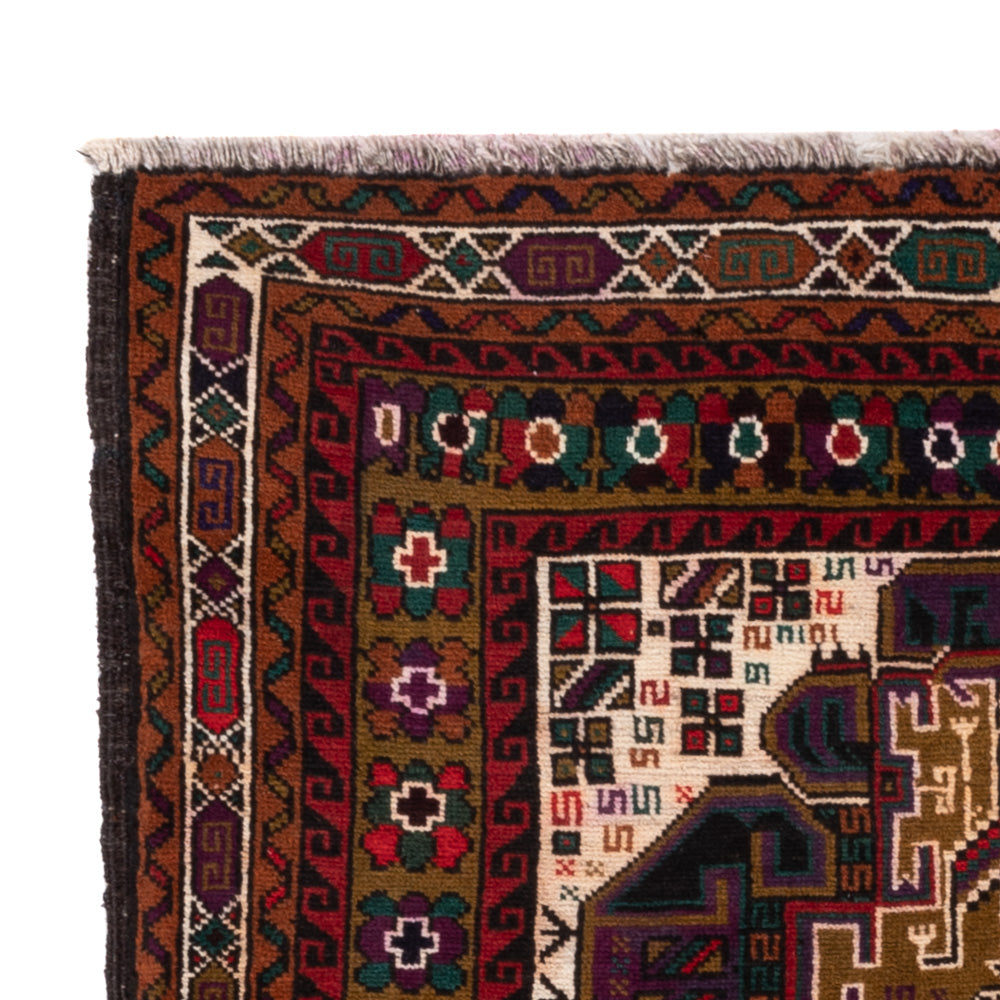 Belutsch Rug - 134 x 84 cm - multicolored