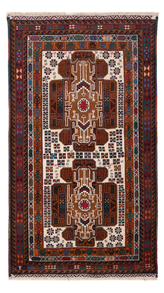 Belutsch Rug - 140 x 90 cm - cream