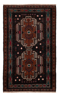 Belutsch Rug - 140 x 90 cm - multicolored