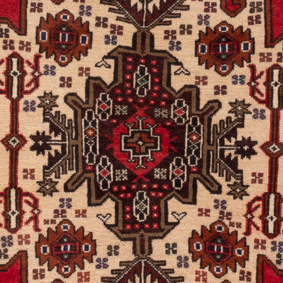 Belutsch Rug - 140 x 90 cm - red