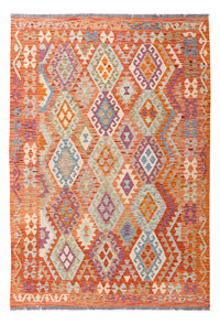 Kelim Rug - Splash - 255 x 178 cm - colorful