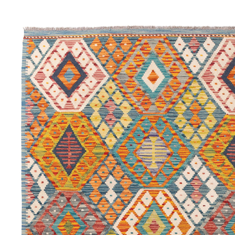 Kelim Rug - Splash - 236 x 193 cm - colorful