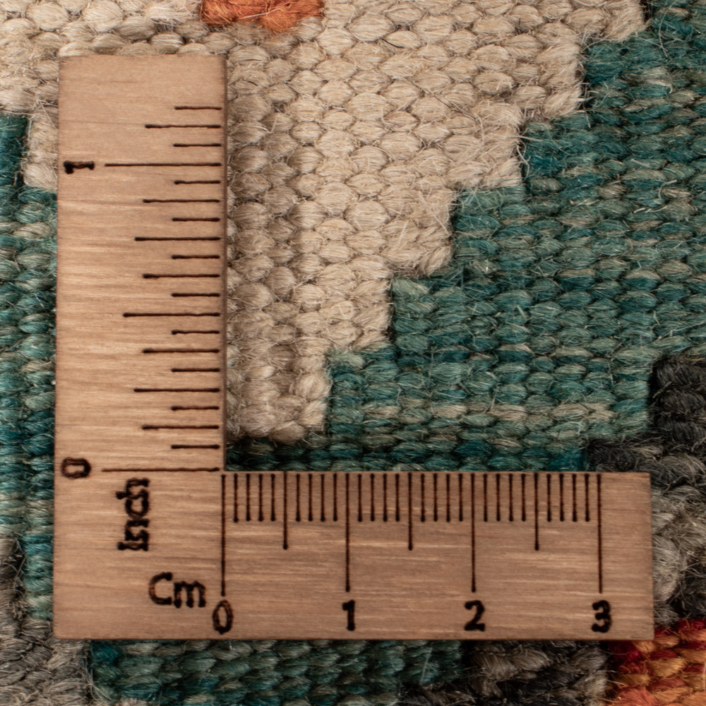 Kelim Rug - Splash - 236 x 193 cm - colorful