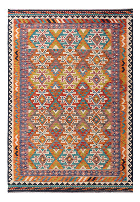 Kelim Rug - Splash - 250 x 174 cm - colorful