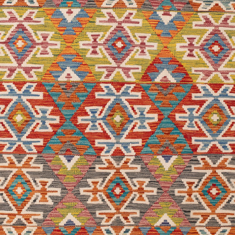 Kelim Rug - Splash - 250 x 174 cm - colorful