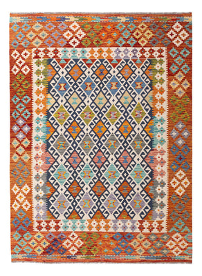 Kelim Rug - Splash - 236 x 176 cm - colorful