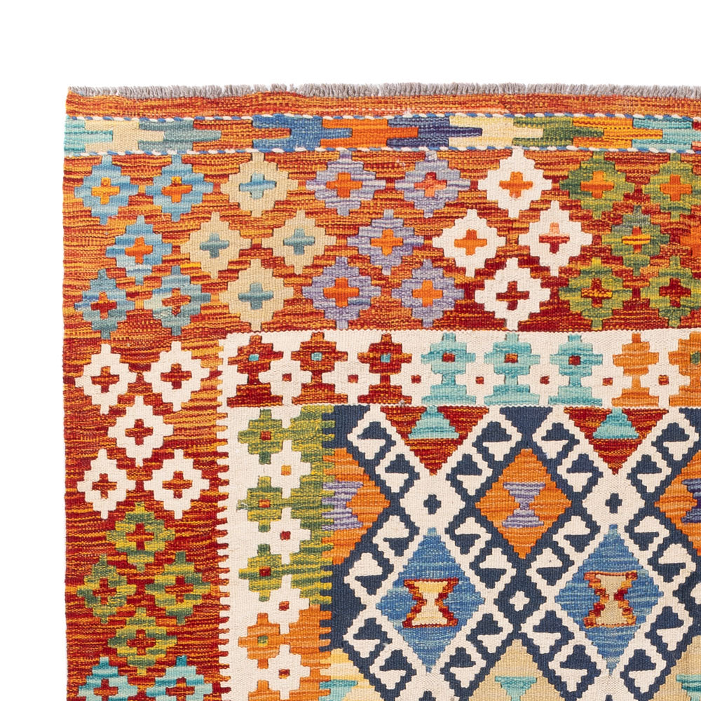 Kelim Rug - Splash - 236 x 176 cm - colorful