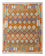 Kelim Rug - Splash - 198 x 160 cm - colorful