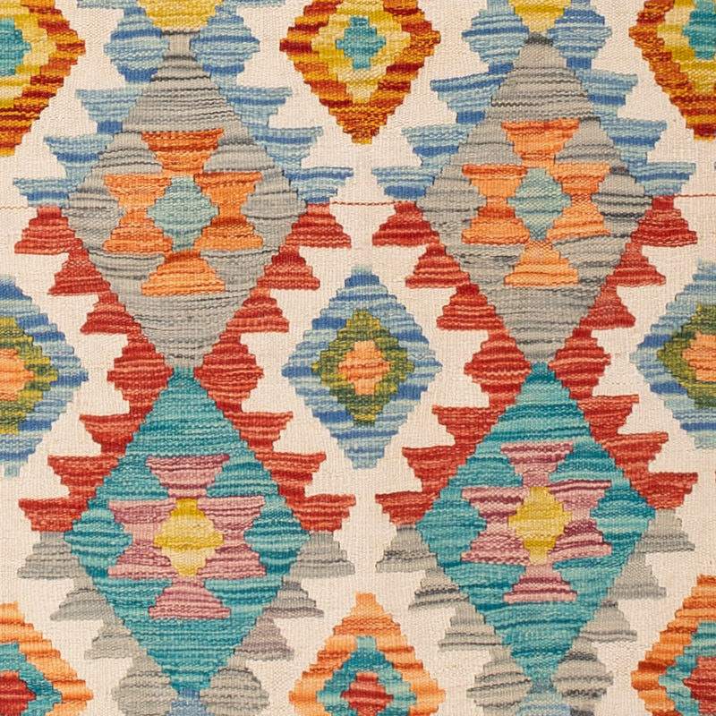 Kelim Rug - Splash - 197 x 159 cm - colorful