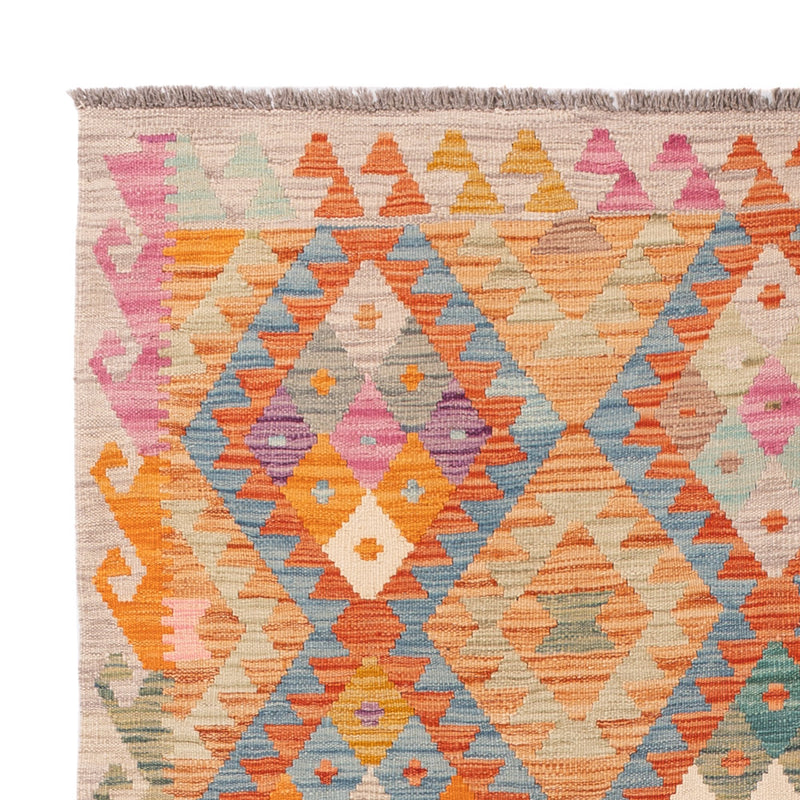 Kelim Rug - Splash - 203 x 153 cm - colorful