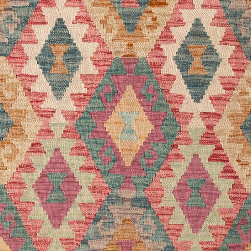 Kelim Rug - Splash - 202 x 153 cm - colorful