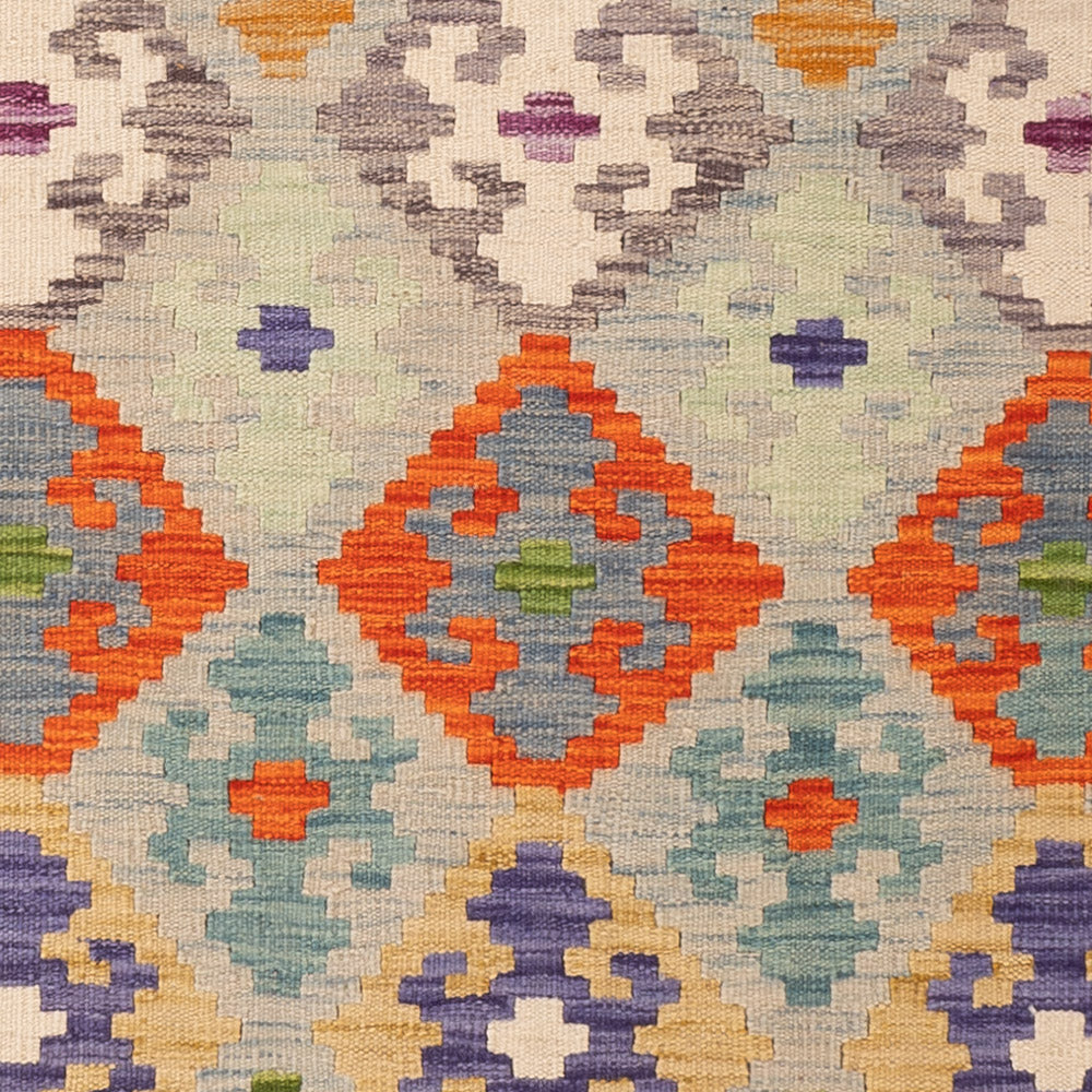 Kelim Rug - Splash - 215 x 150 cm - colorful