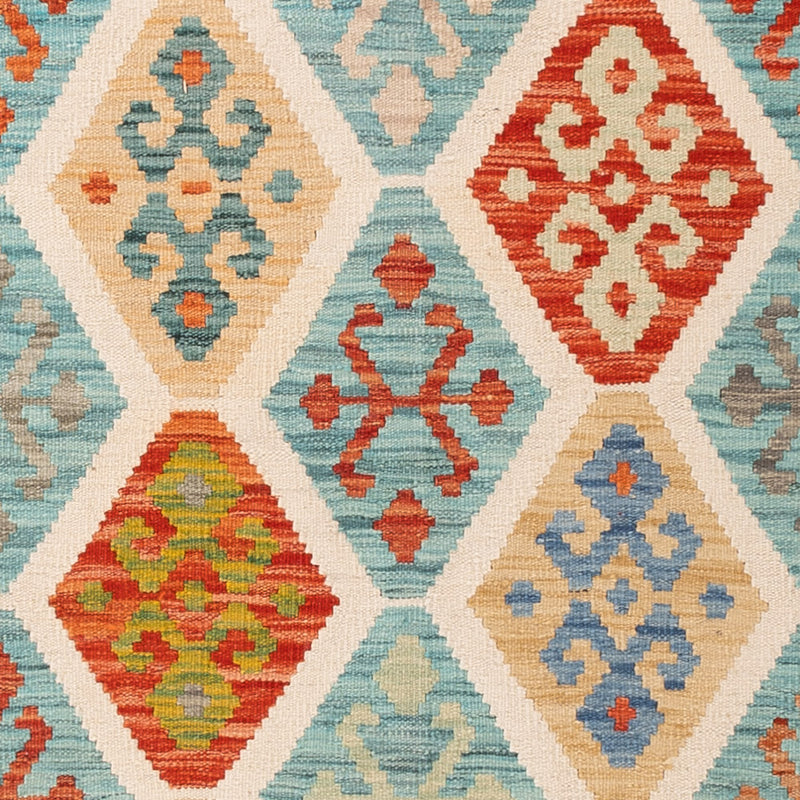 Kelim Rug - Splash - 209 x 158 cm - colorful