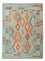 Kelim Rug - Splash - 206 x 155 cm - colorful