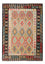 Kelim Rug - Splash - 209 x 148 cm - colorful