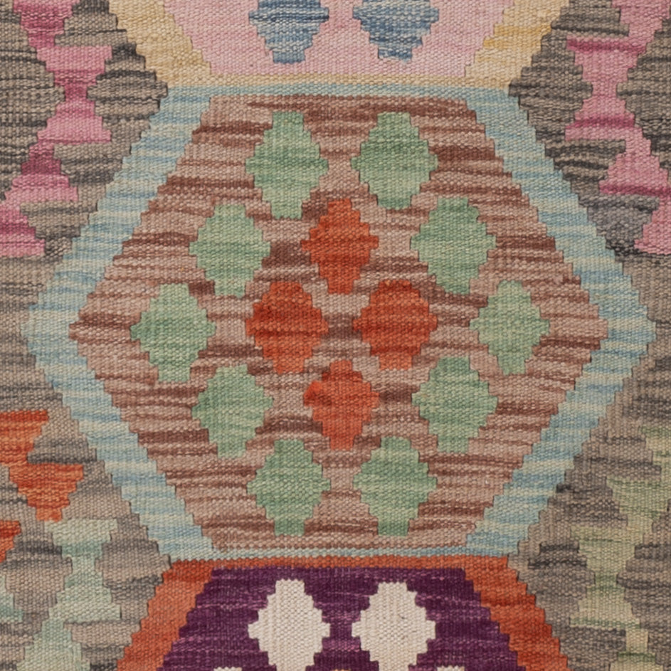 Kelim Rug - Splash - 151 x 100 cm - colorful