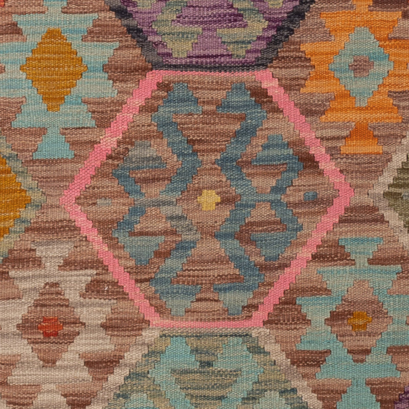 Kelim Rug - Splash - 157 x 104 cm - colorful