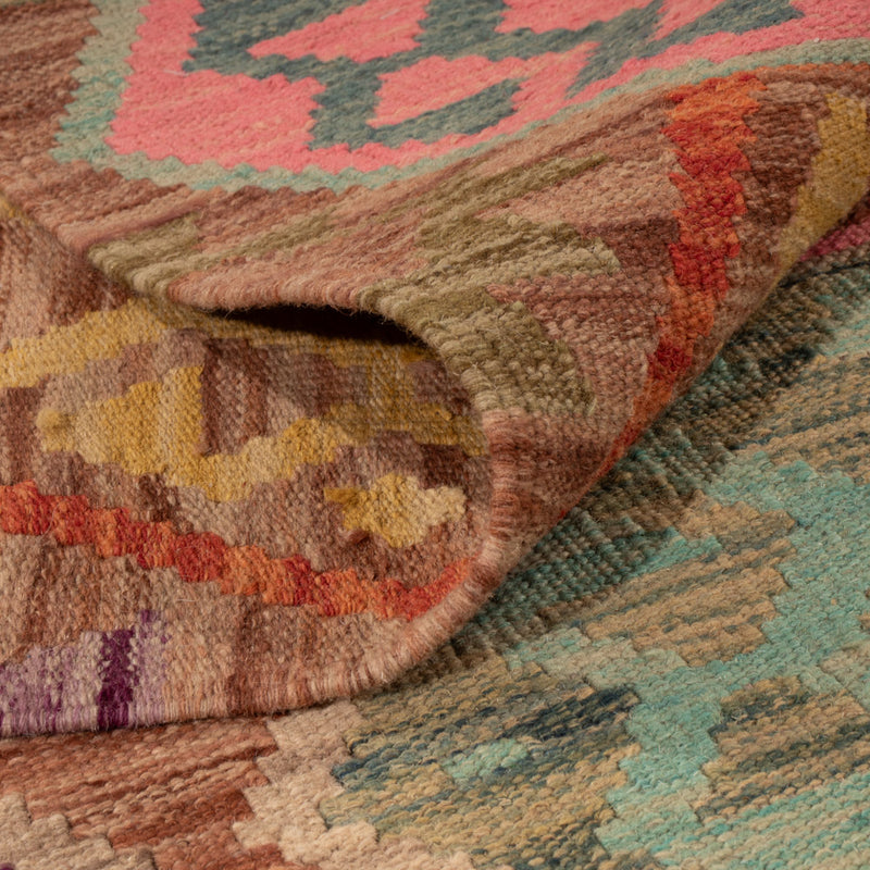 Kelim Rug - Splash - 157 x 104 cm - colorful