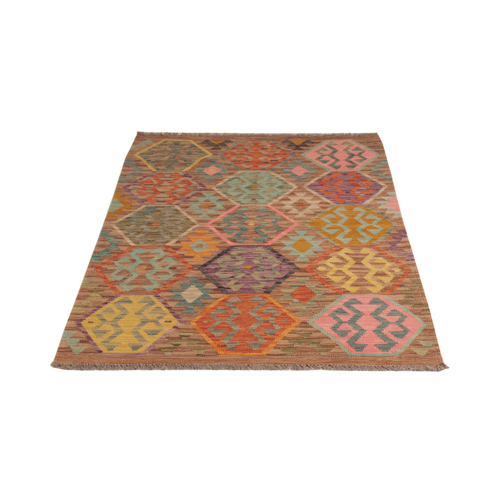 Kelim Rug - Splash - 157 x 104 cm - colorful