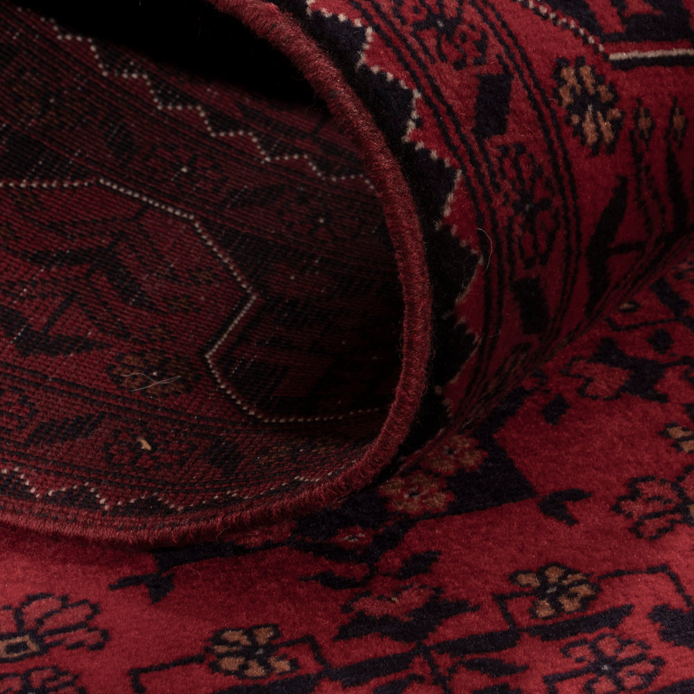 Afghan Rug - Royal - 150 x 102 cm - red