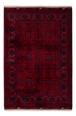 Afghan Rug - Royal - 147 x 100 cm - red