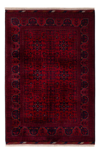 Afghan Rug - Royal - 147 x 100 cm - red