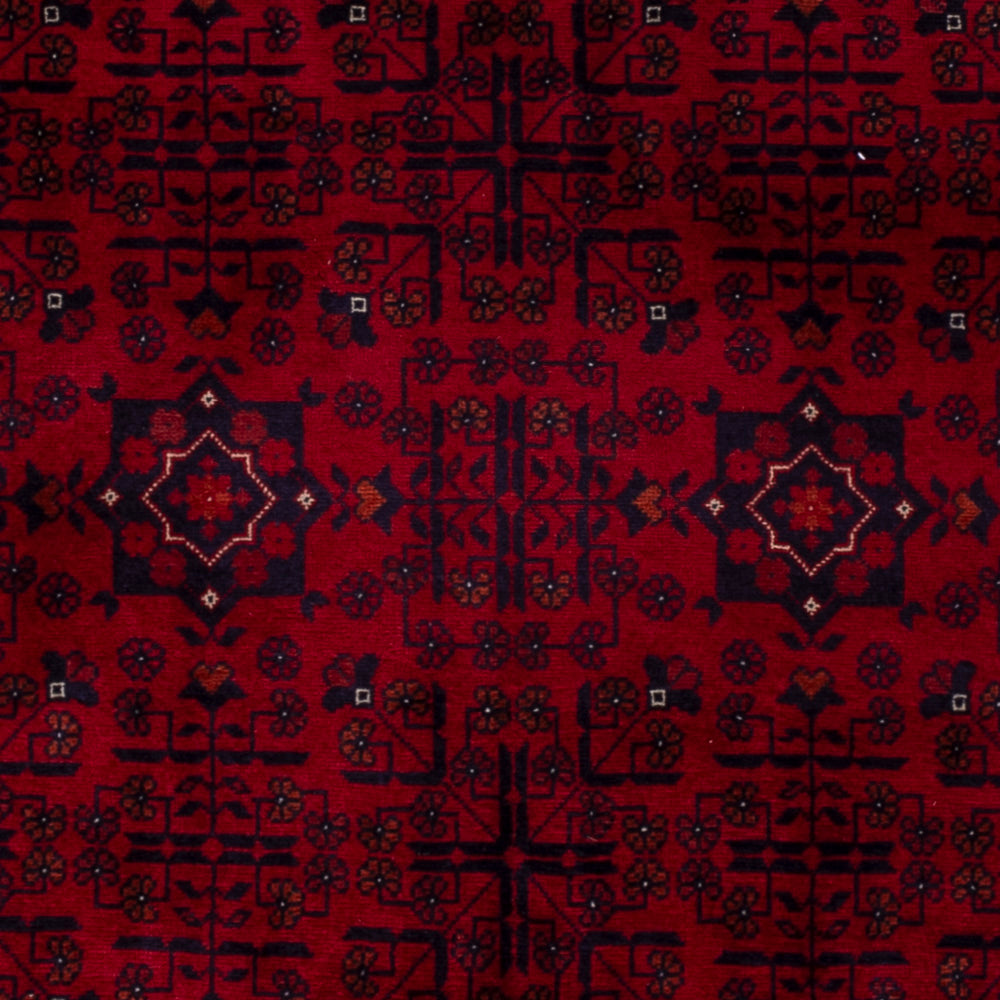 Afghan Rug - Royal - 147 x 100 cm - red