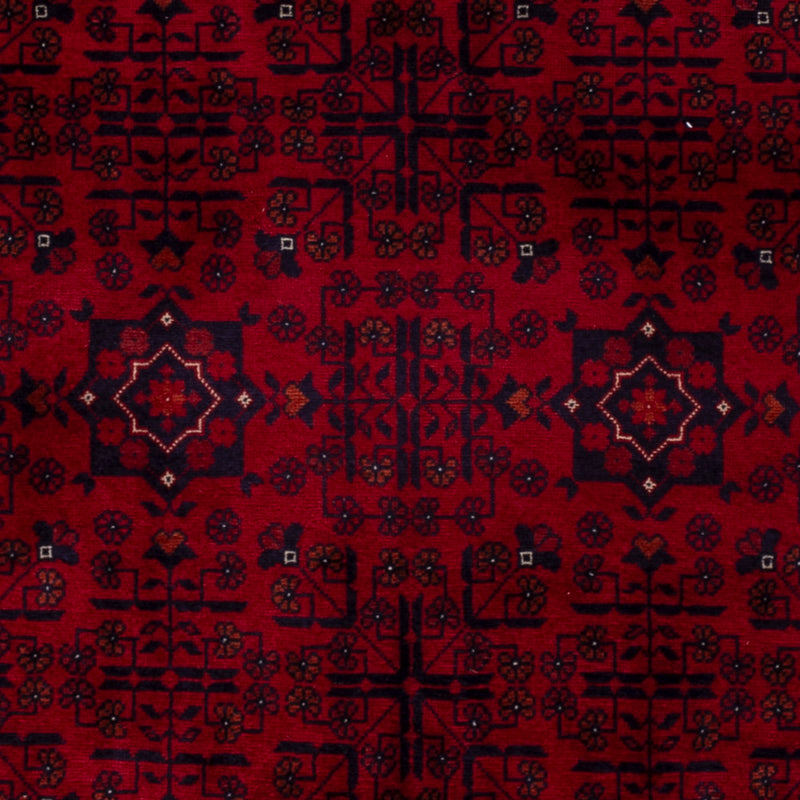 Afghan Rug - Royal - 147 x 100 cm - red