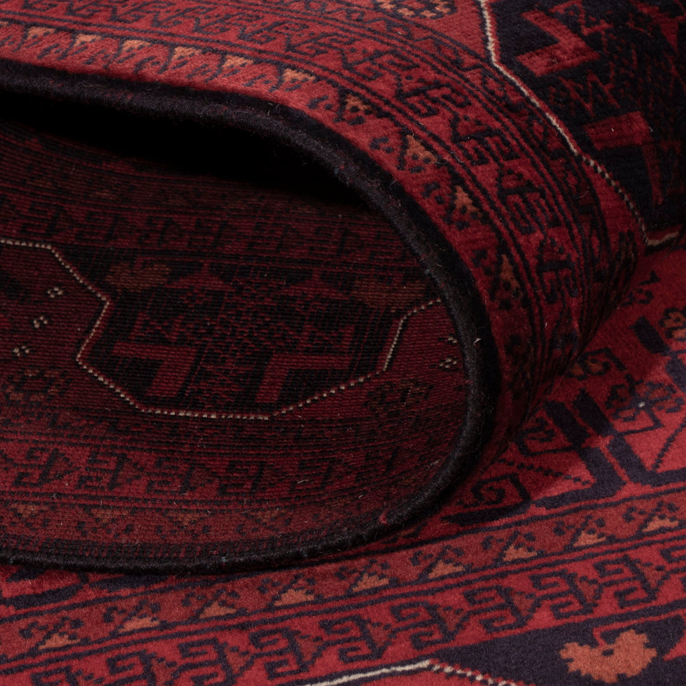 Afghan Rug - Royal - 147 x 100 cm - red