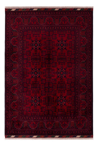 Afghan Rug - Royal - 146 x 99 cm - red