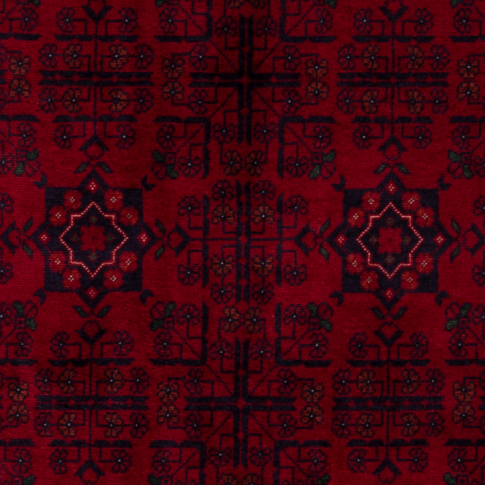 Afghan Rug - Royal - 146 x 99 cm - red