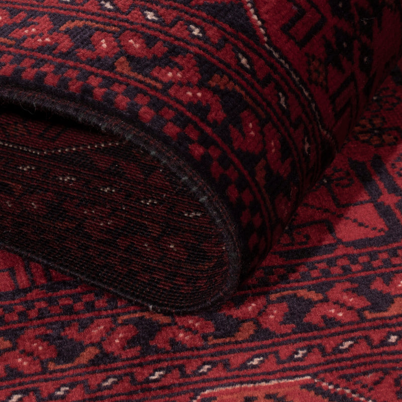 Afghan Rug - Royal - 146 x 99 cm - red