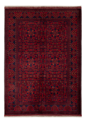 Afghan Rug - Royal - 147 x 102 cm - red