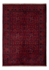 Afghan Rug - Royal - 147 x 102 cm - red
