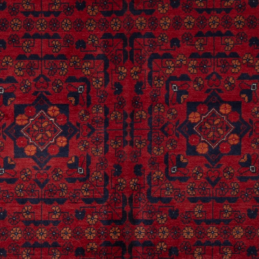 Afghan Rug - Royal - 147 x 102 cm - red