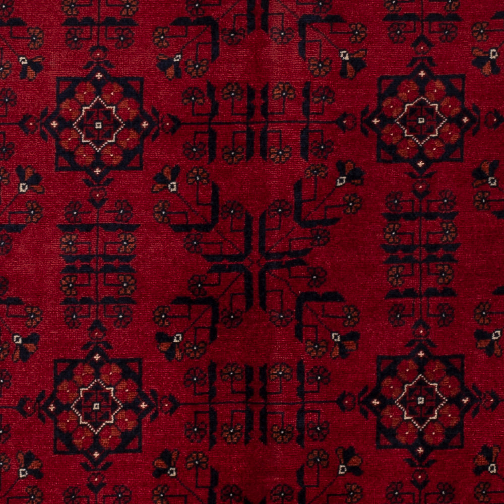 Afghan Rug - Royal - 150 x 99 cm - red