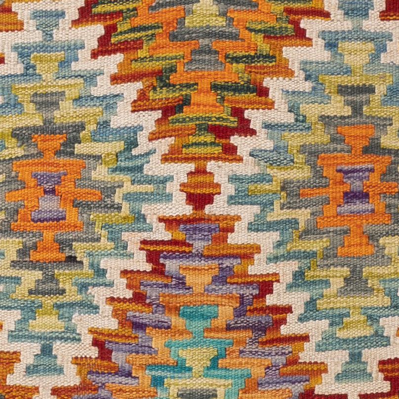 Kelim Rug - Splash - 149 x 102 cm - colorful