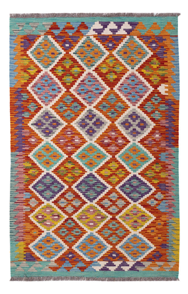 Kelim Rug - Splash - 150 x 100 cm - colorful