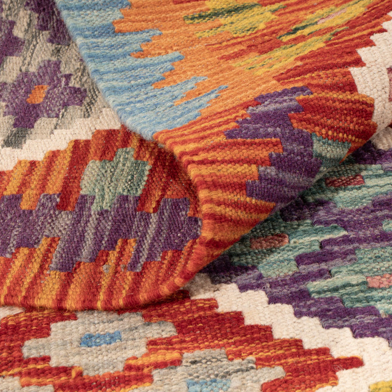 Kelim Rug - Splash - 150 x 100 cm - colorful