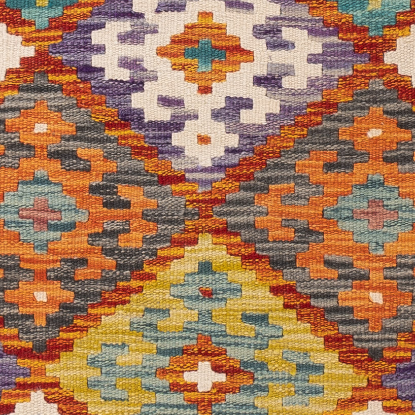 Kelim Rug - Splash - 150 x 104 cm - colorful